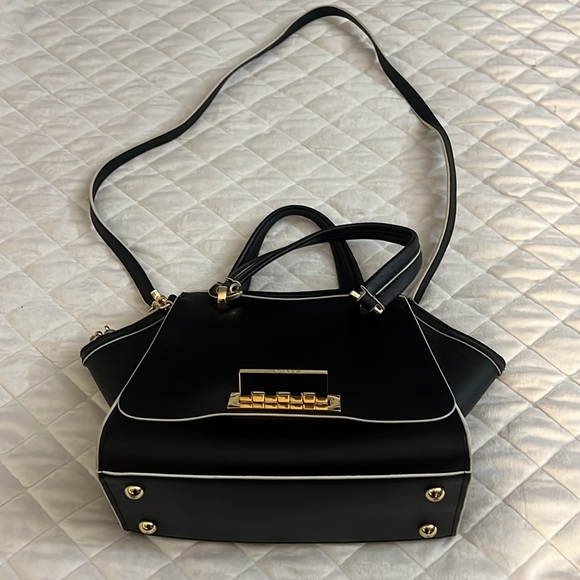 Zac Posen Eartha Elegant Black Crossbody or Handbag’s - Picture 1 of 12